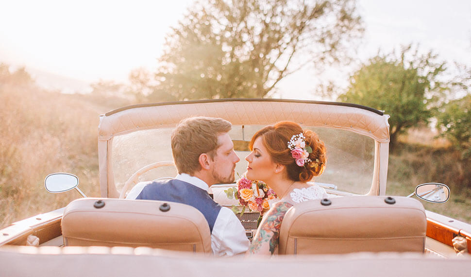 Honeymoon trip for two in your retro car