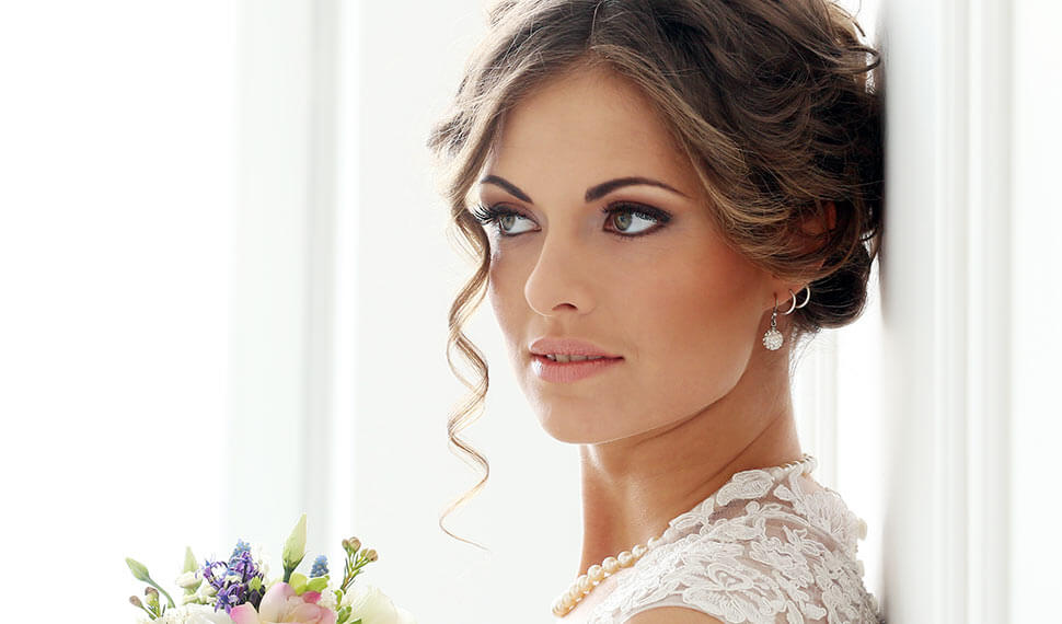 Why not complicate the hair for the wedding